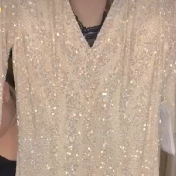 16 couture macduggal 4247d mermaid sequin gown / new - Picture 5 of 10